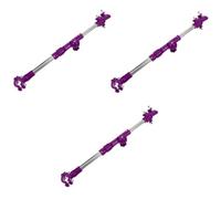 Yardwe 3pcs Foldable Bike Umbrella Holder with Retractable Metal Clamp Easy Install Bicycle Umbrella Bracket for Beach Chair Stroller Electric Scooter Durable Portable Parasol Mount Stand