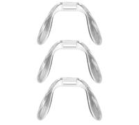 Yardwe 3Pcs Glasses Pads Hard Plastic U Type Bridge Pads High Durability Good Toughness Anti-Skid Cushions for Glasses Frame Comfort