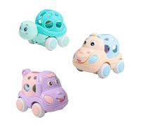 Yardwe 3pcs Inertia Car for Year Old Boys Tummy Toys Educational Plaything Sensory Months Random Style