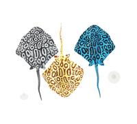 Yardwe 3pcs Lifelike Silicone Artificial Fish Aquarium Decorations Vibrant Floating Ornaments for Fish Tank Easy to Install and Clean Home and Office Tank Decor
