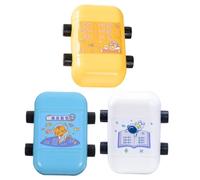 Yardwe 3pcs Math Roller Stamps for Learning Yellow Fill-in-The-Blank, Blue Addition Subtraction, White Multiplication Division, Wear-Resistant Compact Stamps for Classroom and Home Math