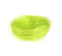 Yardwe 3Pcs Mini Artificial Bird Nests Easter Decoration Colored Thread Craft for Candies Eggs Fruit Green Festival Accent