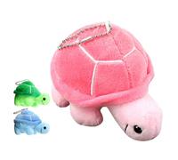 Yardwe 3pcs Mini Plush Turtle Keychain Pendant Cute Cartoon Bag Hanging Decor for Backpack Birthdays Valentine Day and More Unique DIY Accessory Green