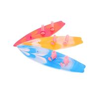 Yardwe 3pcs Mini Surfboard Model with Boots Yellow Surfboard Toppers for Dolls Cake Decorations Pool Party Birthday Celebrations