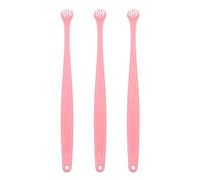 Yardwe 3pcs Pet Toothbrush: Puppy Kitten Toothbrush Kit - Long Handle Dog Cat Tooth Care - Gentle Oral Care Brush - with Round Head for Small Dogs and Cats