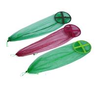 Yardwe 3pcs Portable Drawstring Fishing Net with Mesh Material, Easy to Use Fish Catching Net Designed for Keeping Fish Alive, for River and Lake Fishing