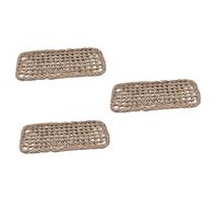 Yardwe 3pcs Reptile Lizard Woven Mat Reptile Lounge Woven Mat Lizards Mesh Pad Pet Cushions