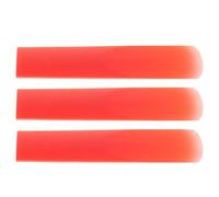 Yardwe 3pcs Resin Alto Saxophone Reeds - Standard Eb Sax Red Saxophone Musical Instruments Accessories For Jazz School Event Students Musicians