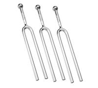 Yardwe 3pcs Stainless Steel Tuning Forks Tone Tuner for Violin Piano Guitar Erhu Accurate Musical Tuning
