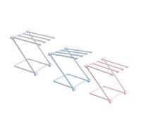 Yardwe 3pcs Towel Rack Foldable Vertical Design Quick Drying Plastic Material Rack Duster Cloth Kitchen Bathroom Organizer Random Color