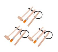 Yardwe 3Sets Dinosaur Excavation Kits with Hammers Archaeological Dig for Hands Learning and Discovery Educational Tool for