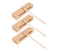 Yardwe 3sets Latin Rhythm Instruments Set Boys and Girls Musical Instruments Wood Block Percussion Toys