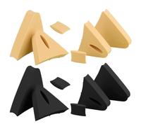 Yardwe 4 Pairs Adjustable Shoe Toe Fillers for Men Women, Thick Anti-Slip Shoe Inserts for Too Big Shoes, Reusable Flat Pumps Toe Plugs to Reduce Heel Slippage and Improve Fit