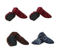 Yardwe 4 Pairs Anti-slip Shoes Covers Thickened Sole Protector Breathable Reusable Shoe Cases for Boys and Random Colors Random Color