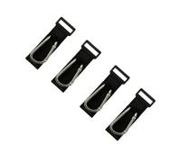 Yardwe 4 pcs D Shaped Hooks for Stroller and Motorbike Secure Carabiner Hangers for Nursery Bags Shopping and Grocery Carrying Expand Storage Bicycle and Pushchair Handles