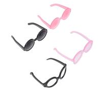 Yardwe 40Pcs Mini Doll Dressing Glasses Sunglasses Eyewear Accessories for Dolls Creative DIY Dress Up Props for Imaginative Play and Parent Interaction