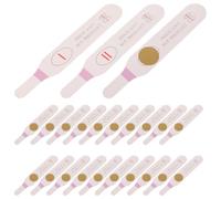 Yardwe 40pcs Pregnancy Test Scratch off Cards, Prank Pregnancy Test Lottery Style Scratch Cards, Pink Paper, Shower Party Game, Gender Reveal Event