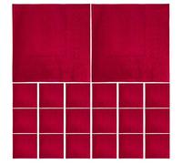 Yardwe 40pcs Red Disposable Paper Napkins Double Layered Square Tissue for Dining Table and Christmas Party Use, Soft and Resilient Beverage Napkins for Weddings and Events
