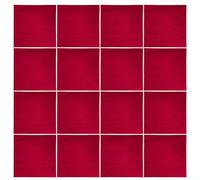 Yardwe 40pcs Solid Red Paper Napkins Disposable 2-ply Square, Luncheon Napkins for Restaurants and Family Dinners, Christmas Tableware Supplies