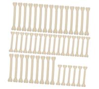 Yardwe 48pcs Halloween Artificial Plastic Bones Spooky Decoration for Parties Haunted Houses and Pranks White Glow the Dark Skeleton Bones Large Small for DIY Halloween Decor