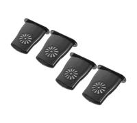 Yardwe 4pcs Acoustic Guitar Humidifiers Black Portable Guitar Hole Humidity Care Tools for Panel Crack Prevention Universal Instrument Humidifier for