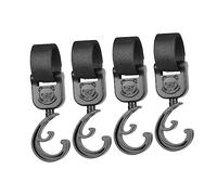 Yardwe 4Pcs Baby Stroller Hooks Clip Set Sturdy Hangers for Bags and Accessories Universal Fit for Shopping Walking and Outdoor Use Made of Heavy-Duty Material
