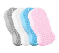 Yardwe 4pcs Bath Sponge Set Soft Sponge Body Scrubber for Gentle Exfoliating and Skin Care, Easy to Store Shower Tool for Home Bathing and Relaxation