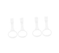 Yardwe 4pcs Boy Girl Pull Ring Stand up Ring Walking Assistant for Bed Crib Helps Boy Girl Learn to Sit and Walk
