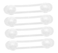 Yardwe 4pcs Boy Girl Safety Drawer Locks Transparent Anti-Pinch Design Versatile for Refrigerator Cabinets Furniture Easy to Install Safety Locks Childproofing for Curious Boy Girl
