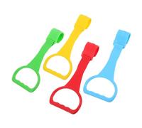 Yardwe 4pcs Crib Rail Hanging Rings Pull up Handles Cot Accessories Rein Boy Girl Playpen
