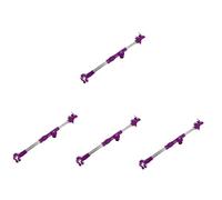 Yardwe 4pcs Foldable Bicycle Umbrella Holder Clamp Sturdy Metal Bike Umbrella Stand for Electric Bikes Beach Chairs Strollers Wheelchairs Portable Stretchable Mount for Outdoor Use