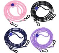 Yardwe 4pcs Gloves Straps Mitten Clips Adjustable Glove Clips Mittens Strings Neck Hanger Ropes for Gloves