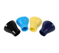 Yardwe 4pcs Golf Ball Retriever Suction Cup Head Replacement for Golf Courses and Training, Rubber Material, Versatile Accessory Saving Time and Effort Simple, Modern Design