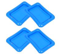 Yardwe 4pcs Inflatable Fishing Pool Boys and Girls Pool Ocean Balls Swimming Inflatables for Outdoor Playdate Fun Bath Toys
