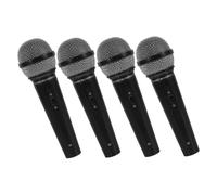 Yardwe 4Pcs Interactive Toy Microphone Set for Kids Fun Pretend Play Props for Boys and Girls for Birthday Parties and Stage Performances