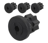 Yardwe 4pcs Kayak Camera Mount Base Adapter with RAM Mount Track Plastic Insert Pin Bracket for Canoe Kayak Accessories and Action Camera Attachment