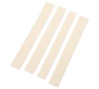 Yardwe 4pcs Key Felt Pad Set Flute Practice Felt Strip Reduces Friction and Noise Protects Instrument Keys for Intense Performances