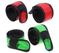Yardwe 4pcs LED Horse Leg Straps for Nighttime Equine Activities, Protective Fabric Wraps High Visibility and Modern Lighting Design, Outdoor Horse Riding Accessories