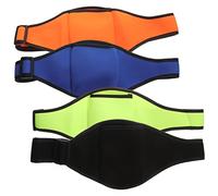 Yardwe 4pcs Mixed Color Microphone Belt Pouches Mic Waist Belts Microphone Holders Pack for Indoor Fitness and Running Use