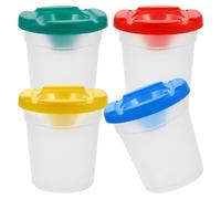 Yardwe 4pcs Painting Brush Washing Bucket for Young Artists Abs
