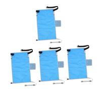 Yardwe 4pcs Portable Airplane Footrest for Travel Bed and Seat Extender Lightweight Foot Hammock Compatible with Airplane Seats for Comfortable Flights