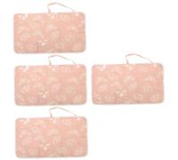 Yardwe 4pcs Portable Diaper Changing Pad Washable Reusable Softer Changing Pad for Travel Travel Bag for Airport Hotel and Outdoor Use