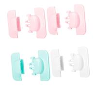 Yardwe 4pcs Refrigerator Safety Latch Childproof Door Lock for Fridge Cabinet Protection Random Color Random Color