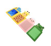 Yardwe 4pcs Sensory Felt Mats Soft Safe Tactile Pads for Early Learning Special Education Autism Therapy Home Use
