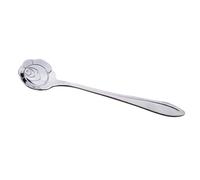 Yardwe 4pcs Stainless Steel Ice Cream Scoop and Coffee Spoon Set Flower Shape Design, Unique Classic Style for Kitchen and Restaurant Use, Silver Colour
