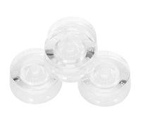 Yardwe 4pcs Transparent Guitar Volume Control Knobs Acrylic Bass Volume Caps for Electric Guitar Accessories High Durability Easy Installation