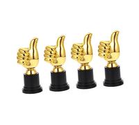 Yardwe 4Pcs Trophies Lightweight Award Cups for Sports Competitions Contest Rewards Party Favors Durable Unique Design