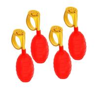 Yardwe 4Pcs Water Squirt Ring Prank Fun Water Ring Game for Parties Festivals and April Fool's Day Creative Water Spray Trick Rings