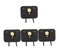 Yardwe 4pcs Wear Resistant Car Kick Mat Back Seat Protector with Easy Installation Auto Kick Pad for Rear Seat Upholstery Protection Suitable for Pets Fit Interior Cover