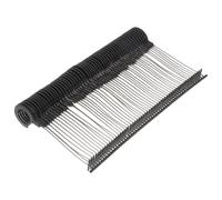 Yardwe 5000pcs Black Pp Tag Fasteners with Snap Lock for Jewelry and Bookmarks, Simple to Operate and Convenient for Daily Use, for Boutiques and Shopping Malls